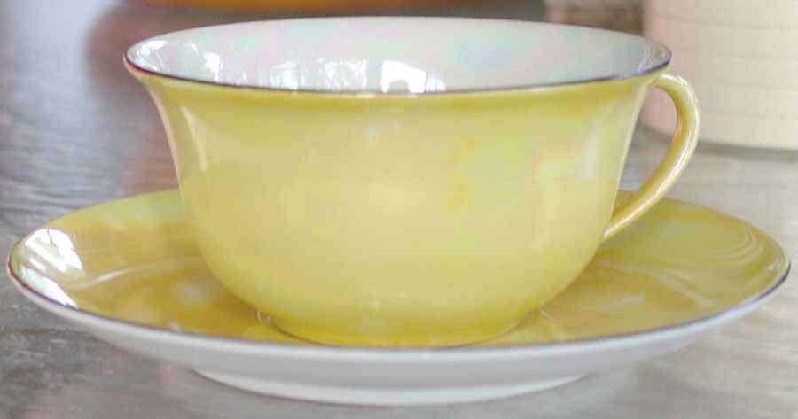 Portland Flat Cup & Saucer Set by Bell China-1