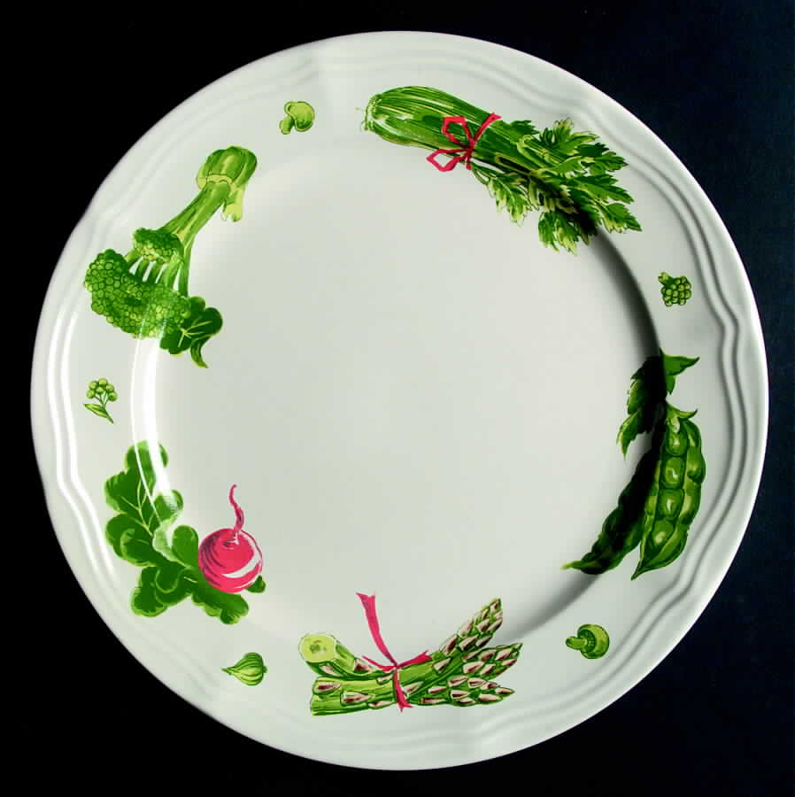 Vegetables Italienne Dinner Plate by Georges Briard-1