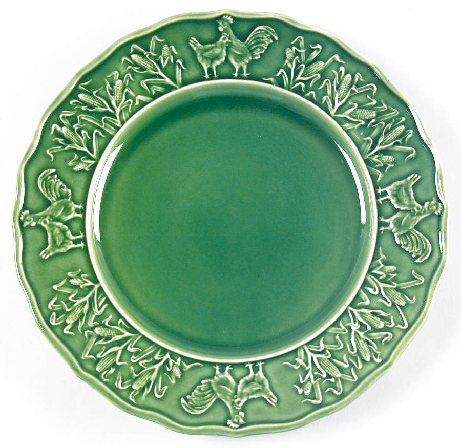 Hen & Rooster Dinner Plate by Bordallo Pinheiro-1