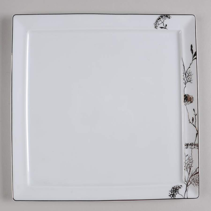 Promenade Square Dinner Plate by Bernardaud-1