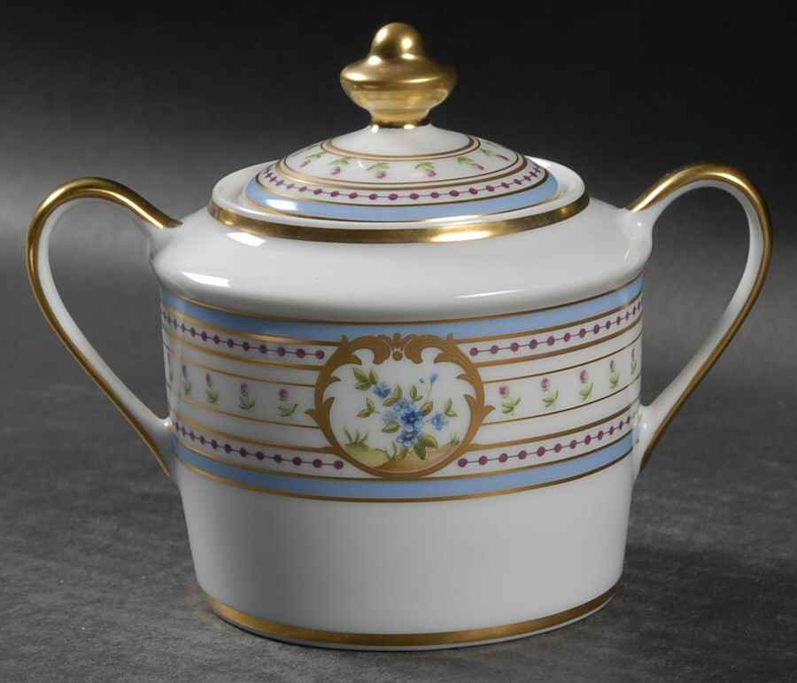 Au Jardin Sugar Bowl & Lid by Bernardaud-1