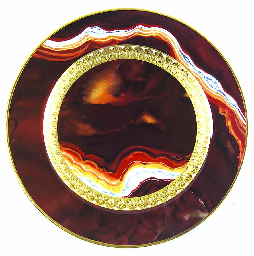 Oriental Alabaster Bread & Butter Plate by Bernardaud-1