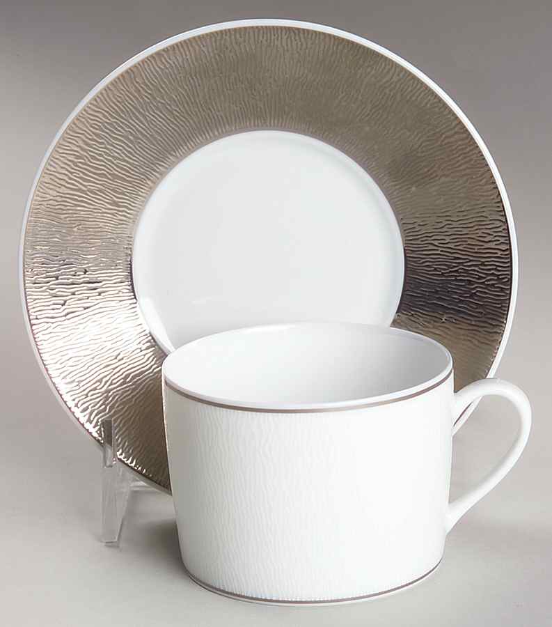 Dune Flat Cup & Saucer Set by Bernardaud-1
