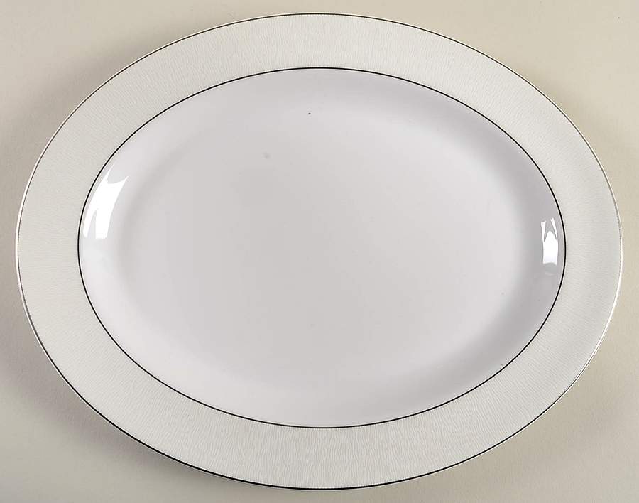 Dune 13" Oval Serving Platter by Bernardaud-1