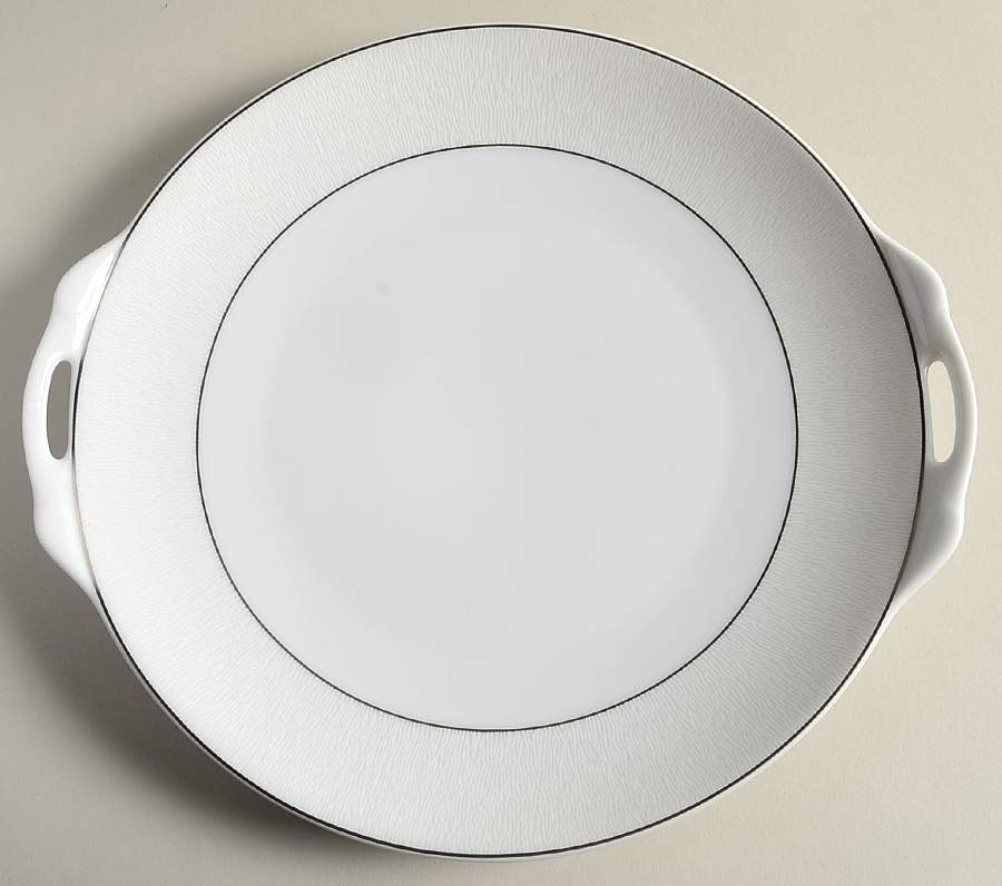 Dune Handled Cake Plate by Bernardaud-1