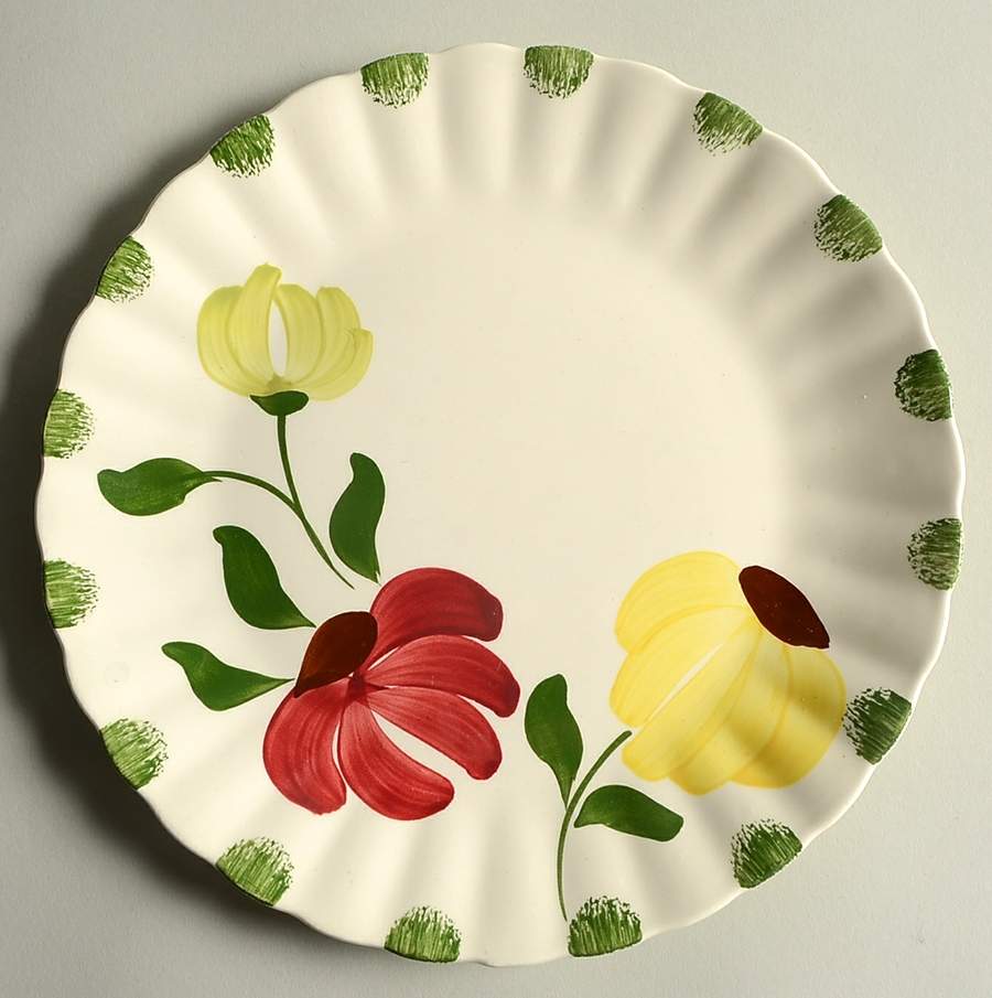 Lovely Linda Dinner Plate by Blue Ridge Southern Pottery-1