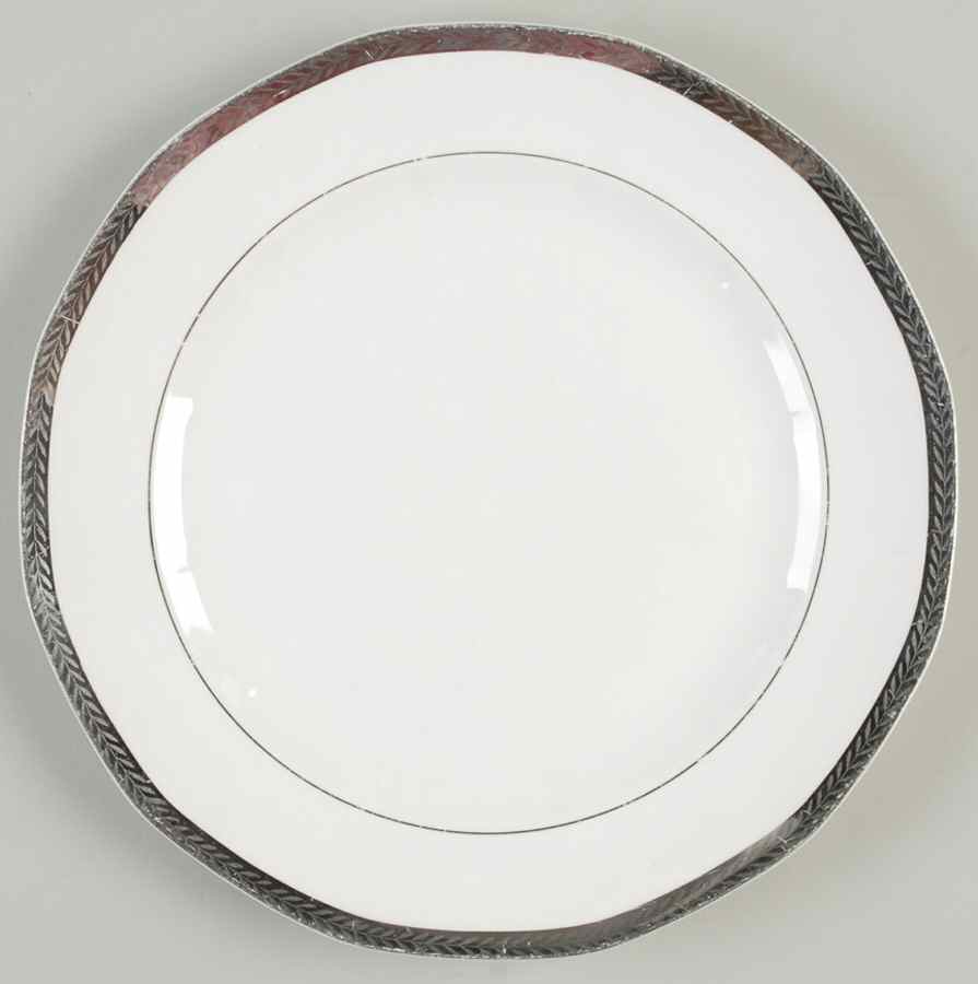 Platinum Gold Luncheon Plate by Buckley Newhall Co-1