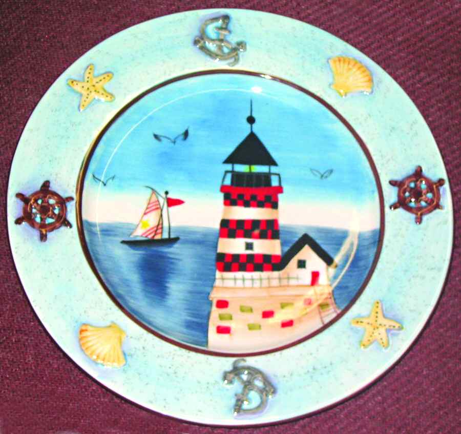 Lighthouse Collection Dinner Plate by Baum Brothers-1
