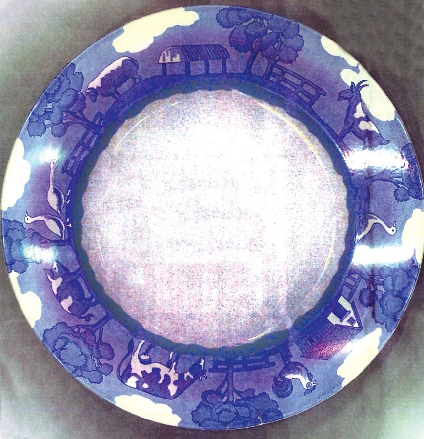 Home Farm Blue Dinner Plate by Burgess & Leigh-1
