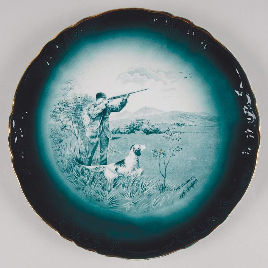 Wild Ducks Luncheon Plate by Buffalo Pottery-1