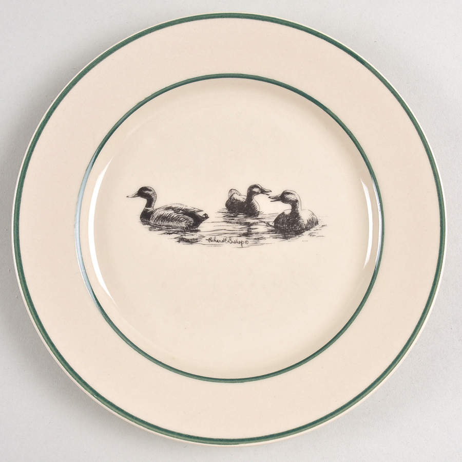 Waterfowl Salad Plate by Richard E Bishop,Ltd-1