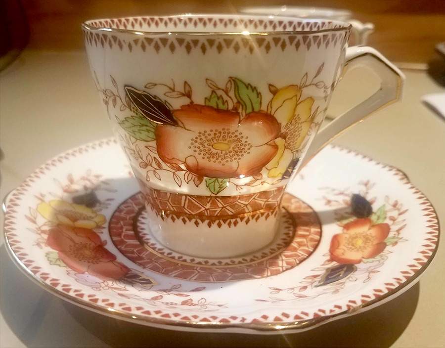 3311 Flat Cup & Saucer Set by Bell China-1
