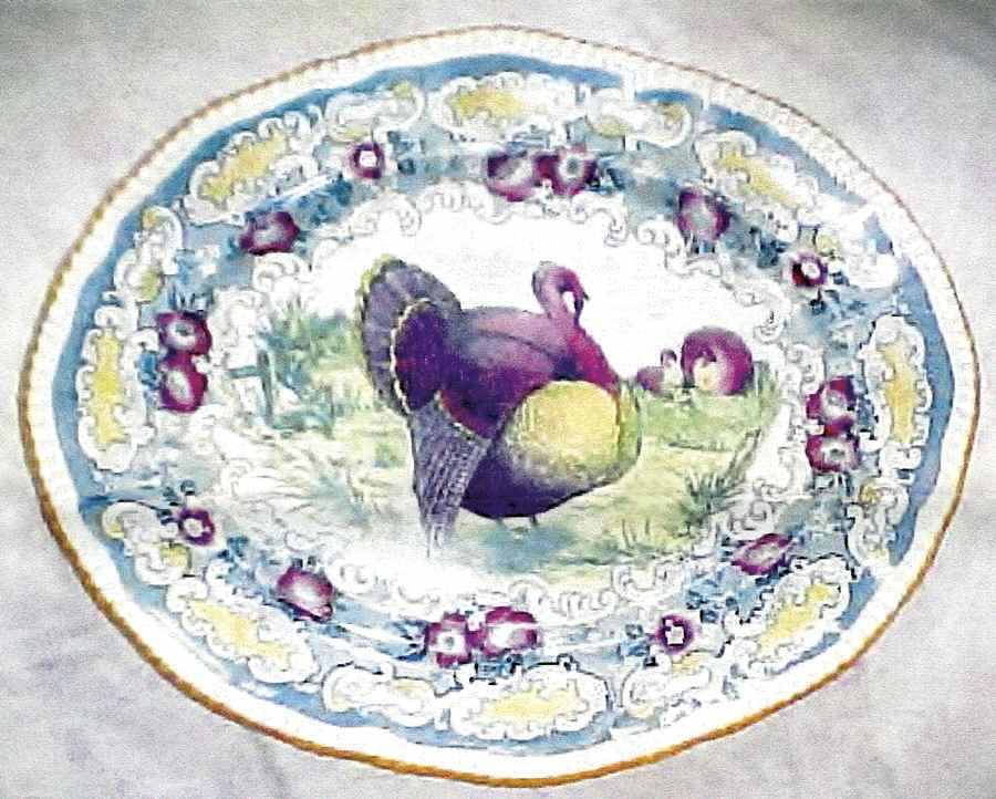 Athena Multicolor 19" Oval Serving Platter by Bishop & Stonier-1