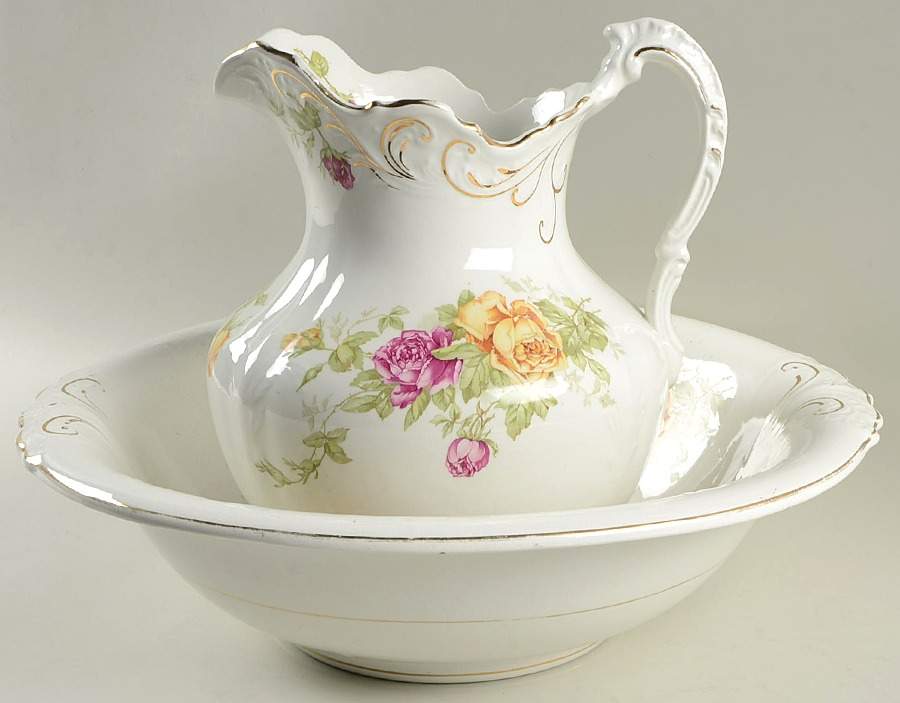Cairo Bowl for Large Pitcher & Bowl Set by Buffalo Pottery-1