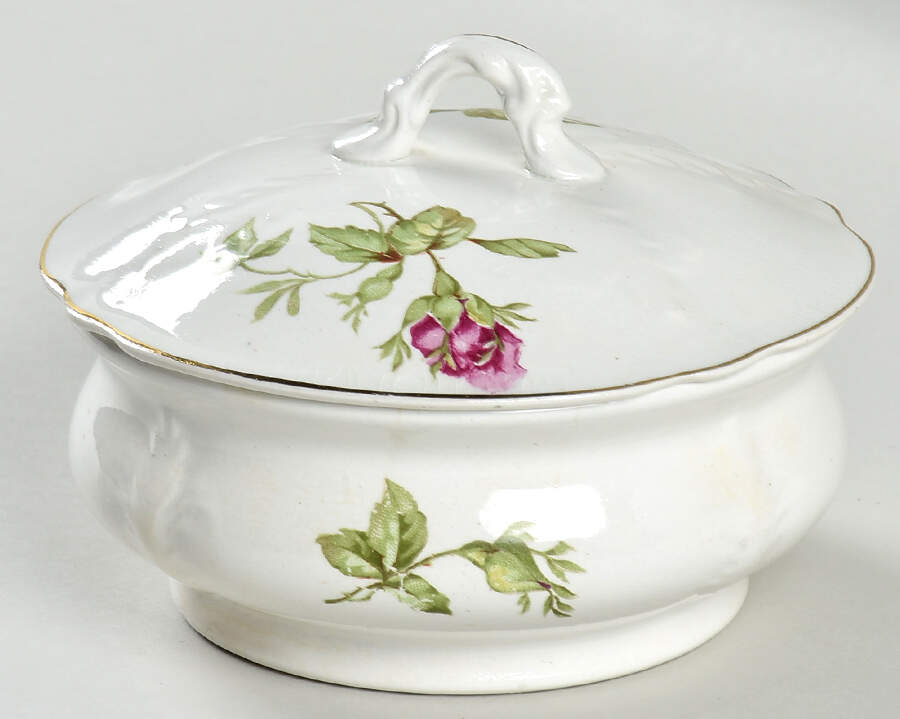 Cairo Soap Box and Lid by Buffalo Pottery-1