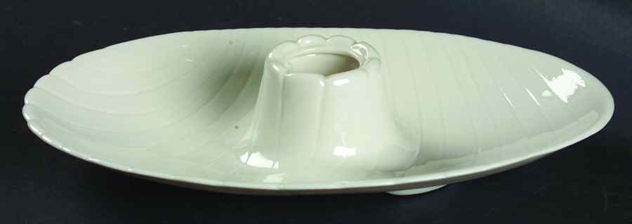 Spiral Shell Single Light Candlestick by Belleek Pottery (Ireland)-1