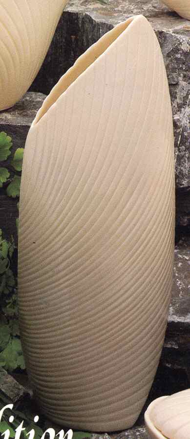Spiral Shell Large Vase by Belleek Pottery (Ireland)-1