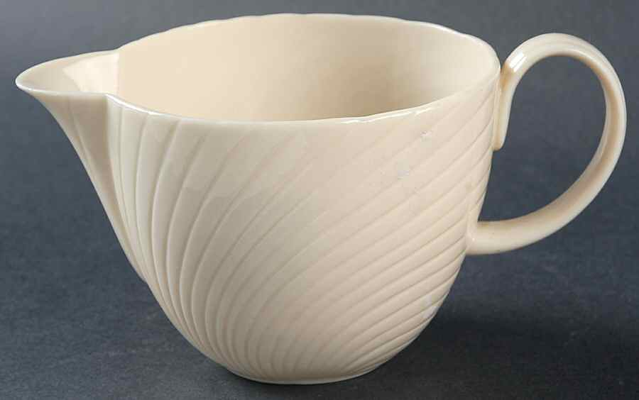 Spiral Shell Creamer by Belleek Pottery (Ireland)-1