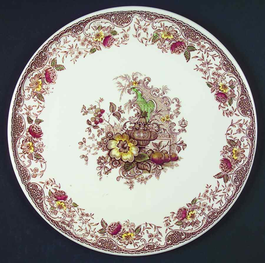 Olde Staffordshire Cake Plate by Barker Bros Ltd-1