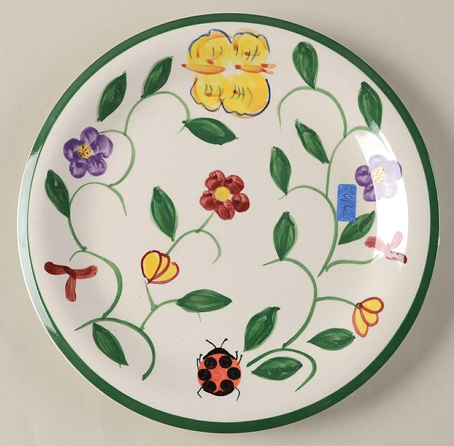 Butterfly Garden Collection Salad Plate by Baum Brothers-1