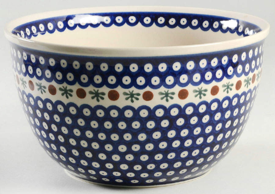 Nature 10" Large Salad Serving Bowl by BOLESLAWIEC-1