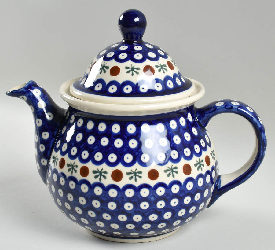 Nature Tea/Coffee Pot & Lid by BOLESLAWIEC-1