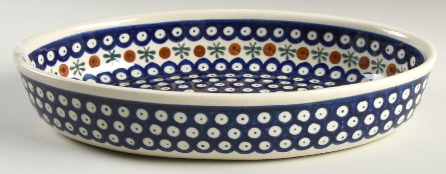 Nature 12'' Oval Baker by BOLESLAWIEC-1