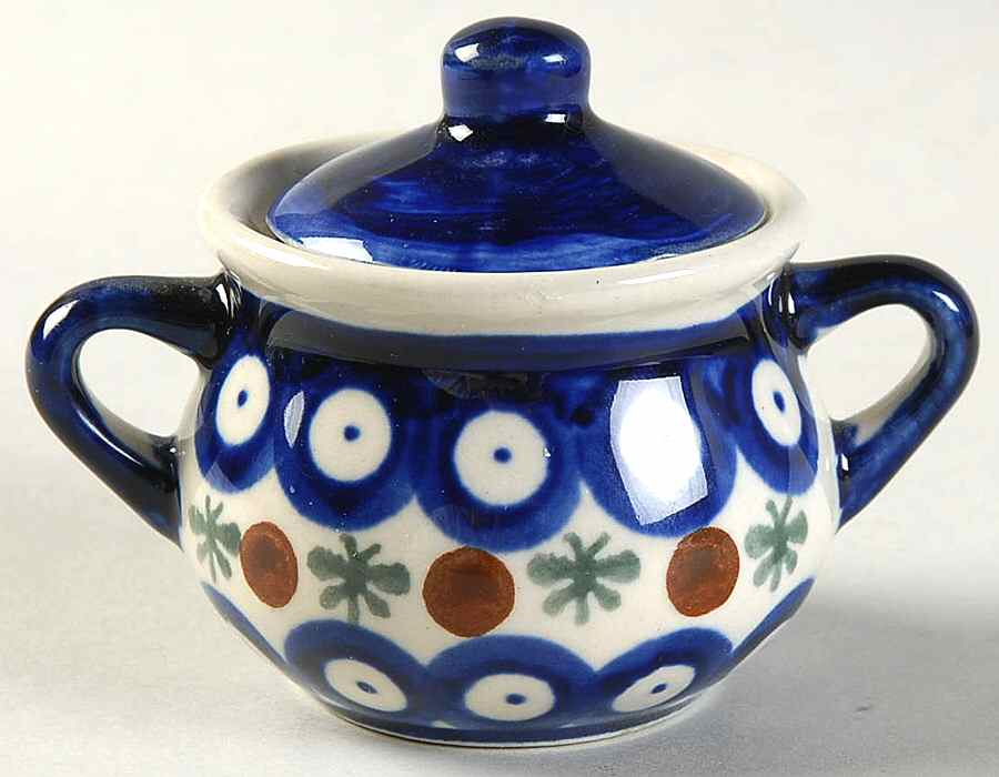Nature Toy Sugar Bowl & Lid by BOLESLAWIEC-1