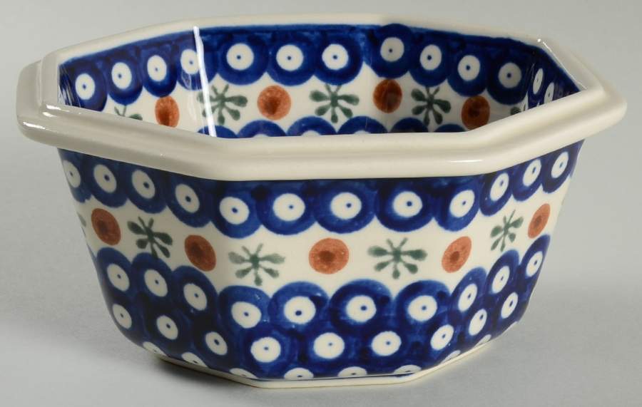 Nature 6" Octagonal Vegetable Bowl by BOLESLAWIEC-1