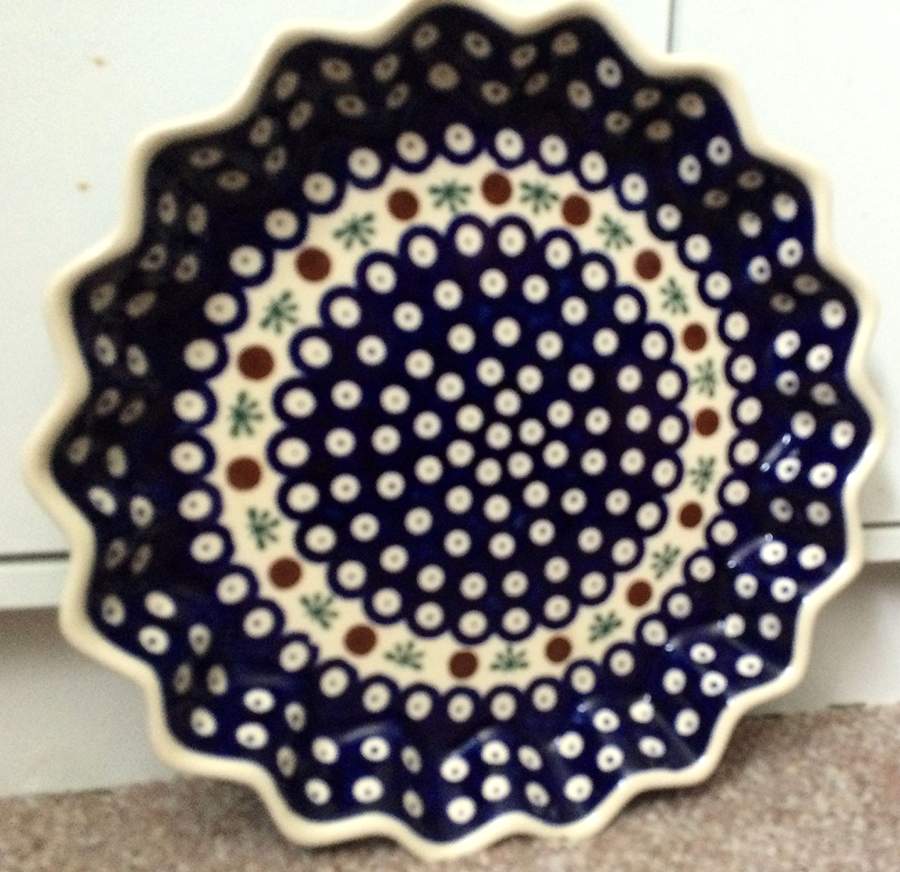 Nature 10" Pie Baking Plate by BOLESLAWIEC-1