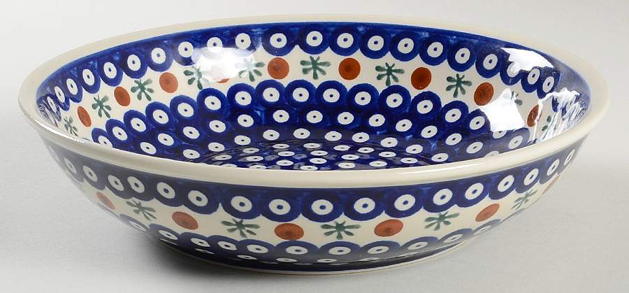 Nature 9" Round Vegetable Bowl by BOLESLAWIEC-1
