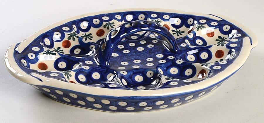 Nature Deviled Egg Plate by BOLESLAWIEC-1