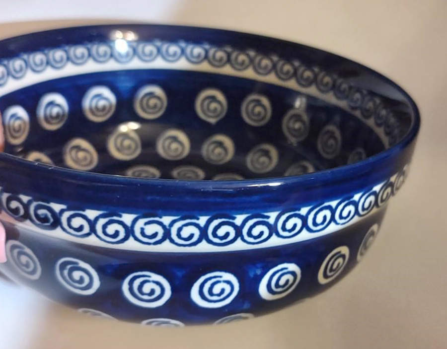 A174 Fruit/Dessert (Sauce) Bowl by BOLESLAWIEC-1