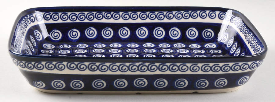 A174 11" Rectangular Baker by BOLESLAWIEC-1