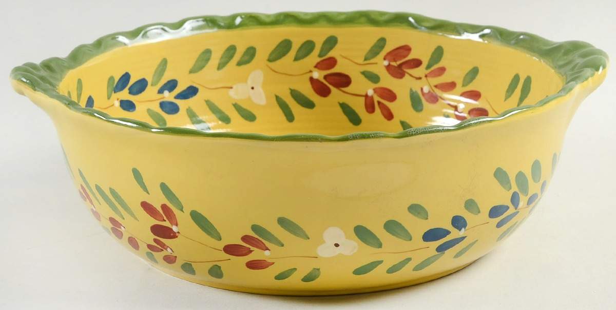Sienna Collection 12" Large Salad Serving Bowl by Baum Brothers-1
