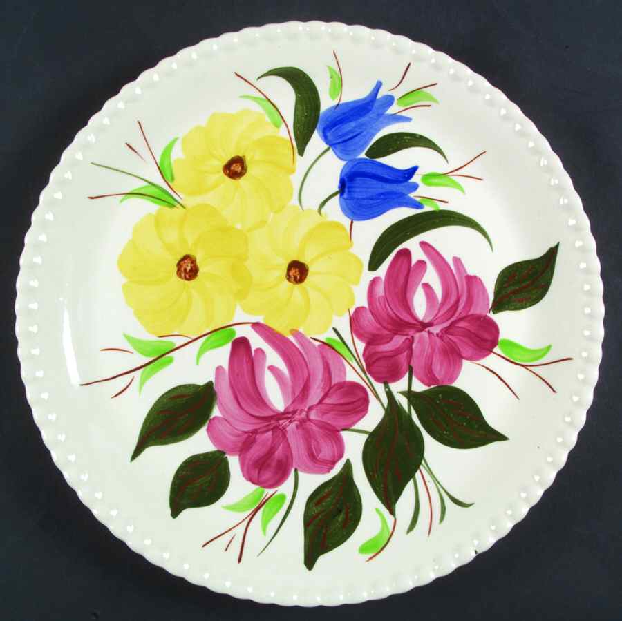 Bristol Bouquet (Candlewick) Cake Plate by Blue Ridge Southern Pottery-1