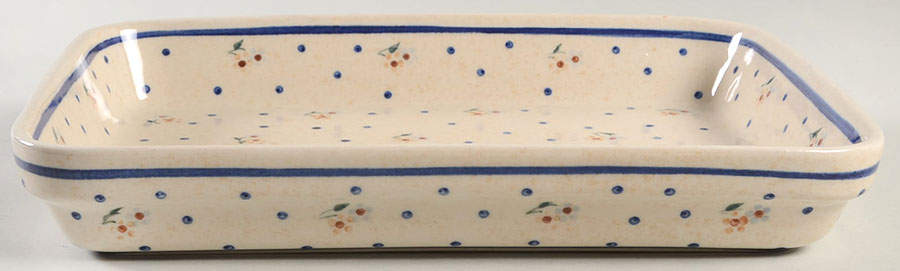 Country Meadow 12" Rectangular Baker by BOLESLAWIEC-1