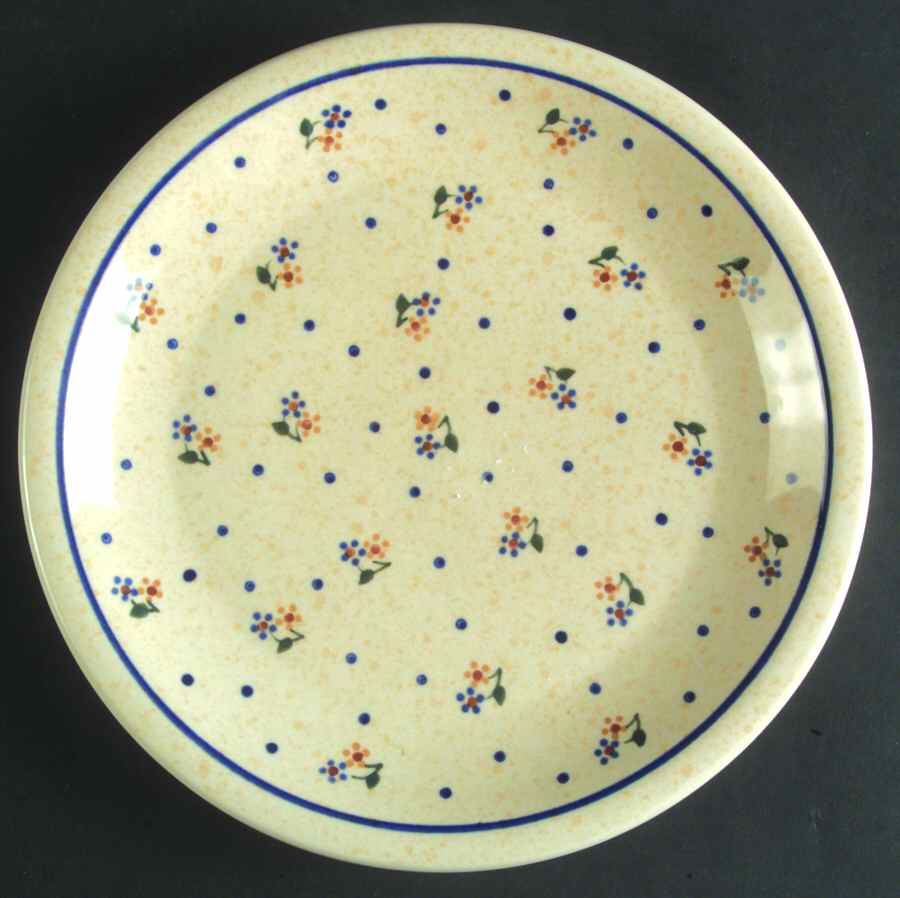 Country Meadow Luncheon Plate by BOLESLAWIEC-1
