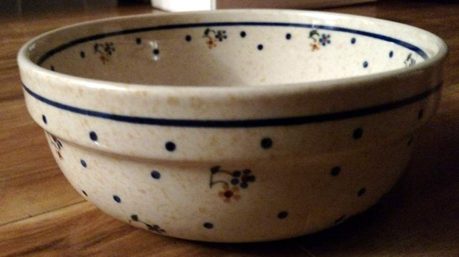 Country Meadow Soup/Cereal Bowl by BOLESLAWIEC-1
