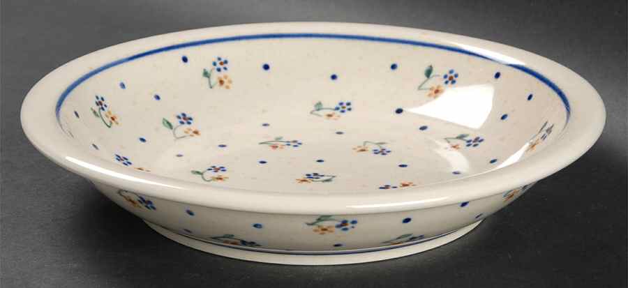 Country Meadow Rim Soup Bowl by BOLESLAWIEC-1
