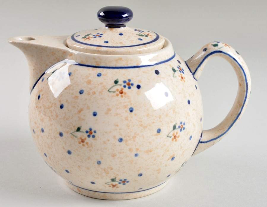 Country Meadow Teapot & Lid by BOLESLAWIEC-1