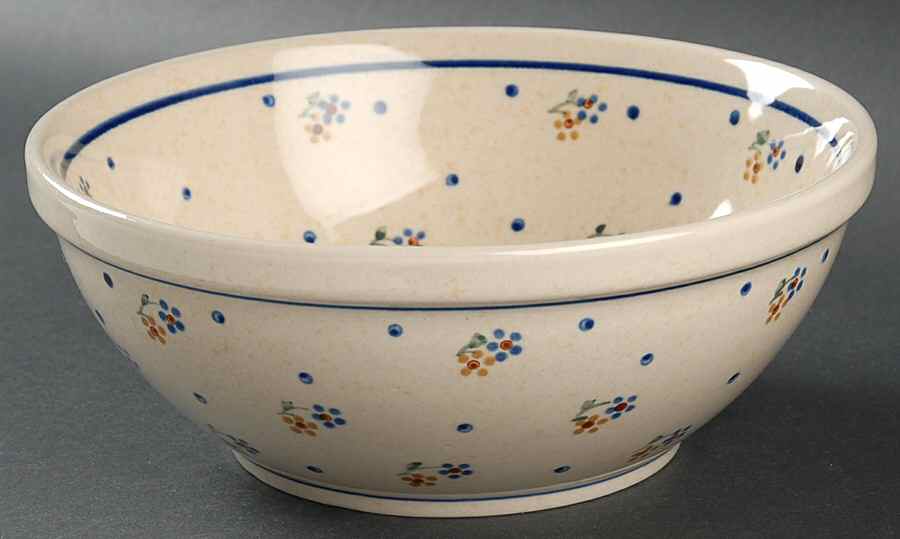 Country Meadow 8" Round Serving Bowl by BOLESLAWIEC-1