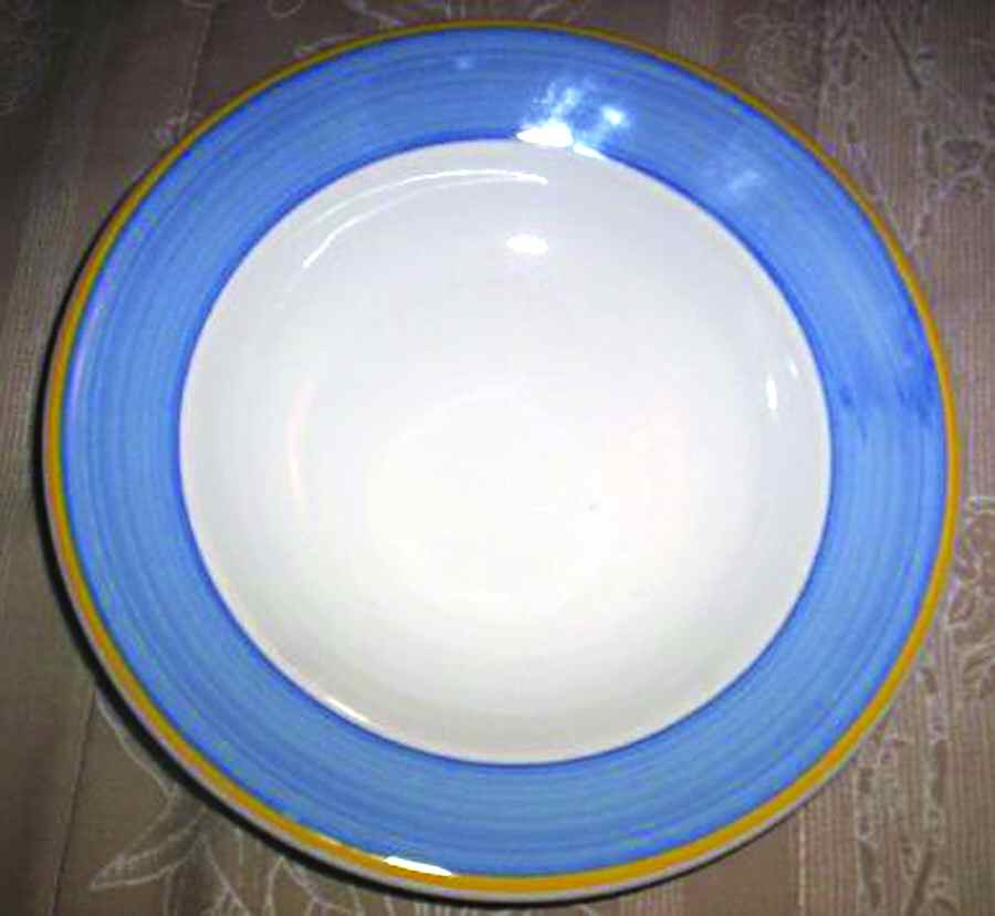BUF117 Rim Soup Bowl by Buffalo Pottery-1