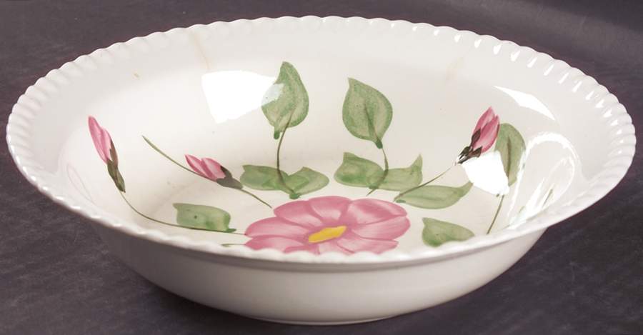 Rock Rose 8" Round Vegetable Bowl by Blue Ridge Southern Pottery-1