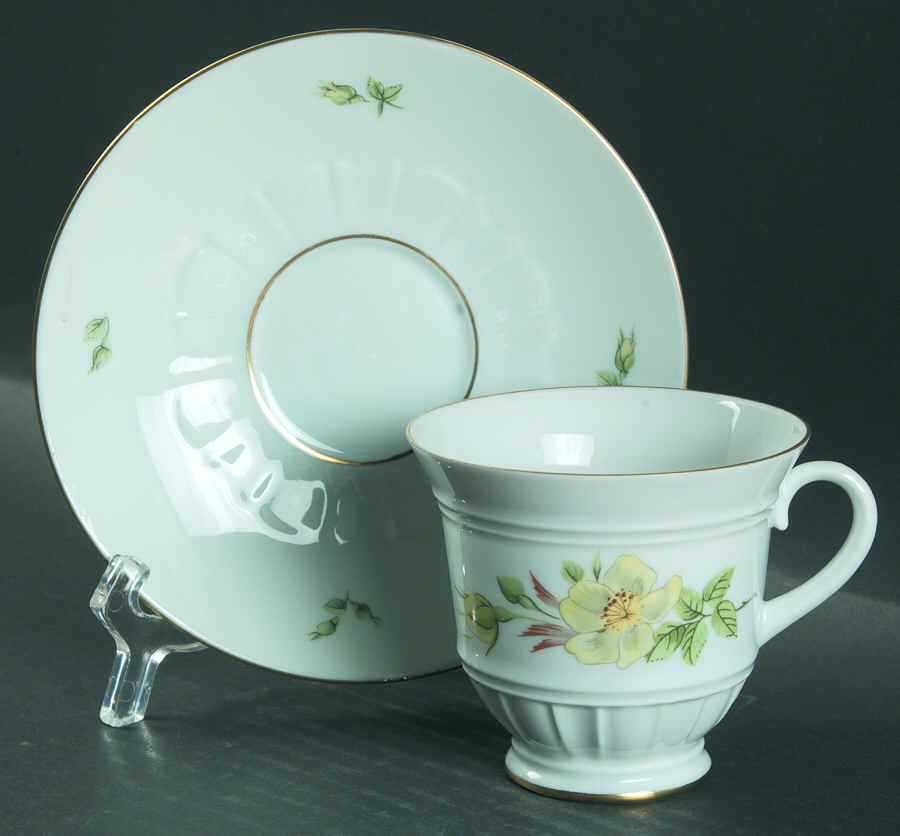 BIG60 Footed Cup & Saucer Set by Bing & Grondahl-1