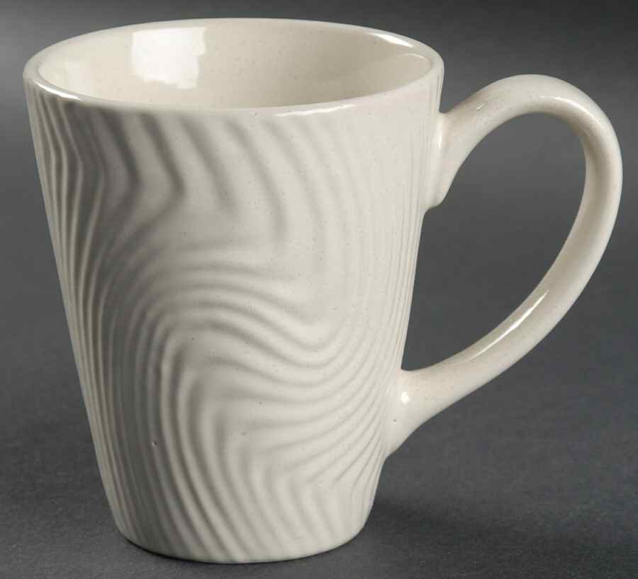Sand Dune Collection White Mug by Baum Brothers-1