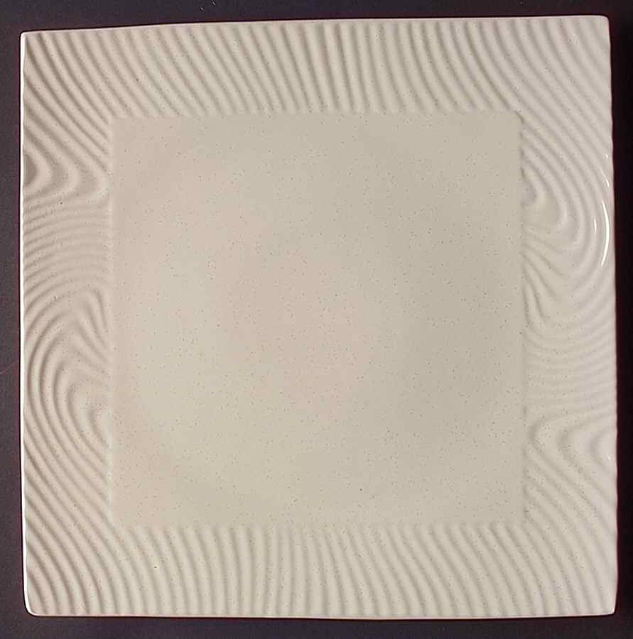 Sand Dune Collection White Dinner Plate by Baum Brothers-1