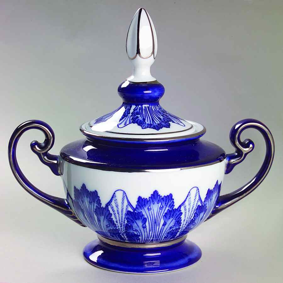 Asian Garden Sugar Bowl & Lid by Bombay-1