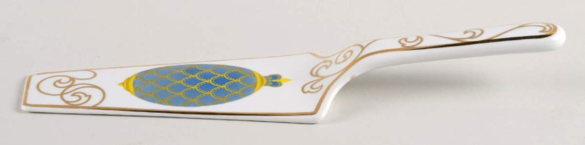 Imperial Egg Collection Solid Ceramic Pie/Cake Server by Baum Brothers-1