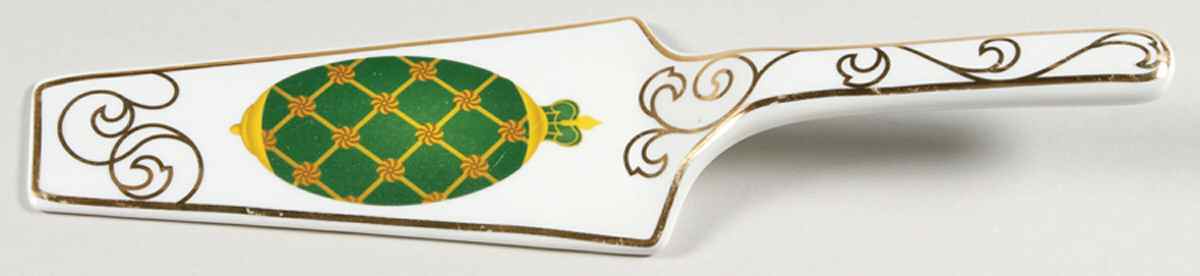 Imperial Egg Collection Solid Ceramic Pie/Cake Server by Baum Brothers-1